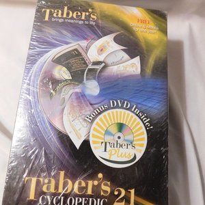 Taber's Cyclopedic Medical Dictionary 21st Edition Thumb Index Version & DVD NEW